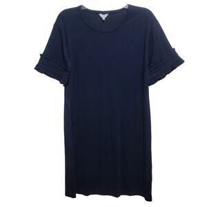 Crown & Ivy Womens Blue Shift Dress NWT Small